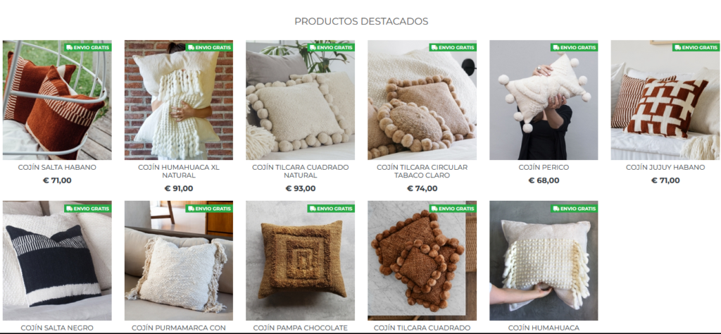 Ejemplo de Tienda Neolo.